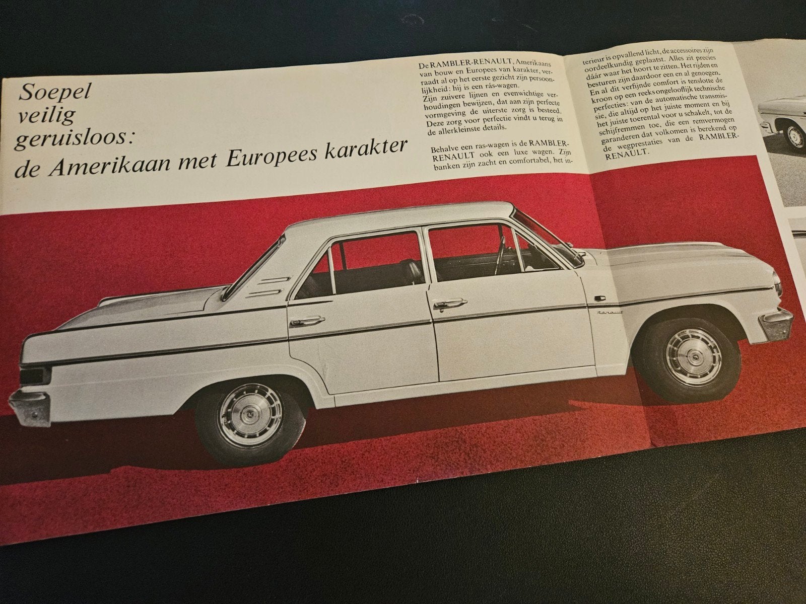 Brochure Renault Rambler 1965, Ophalen of Verzenden, Zo goed als nieuw, Renault