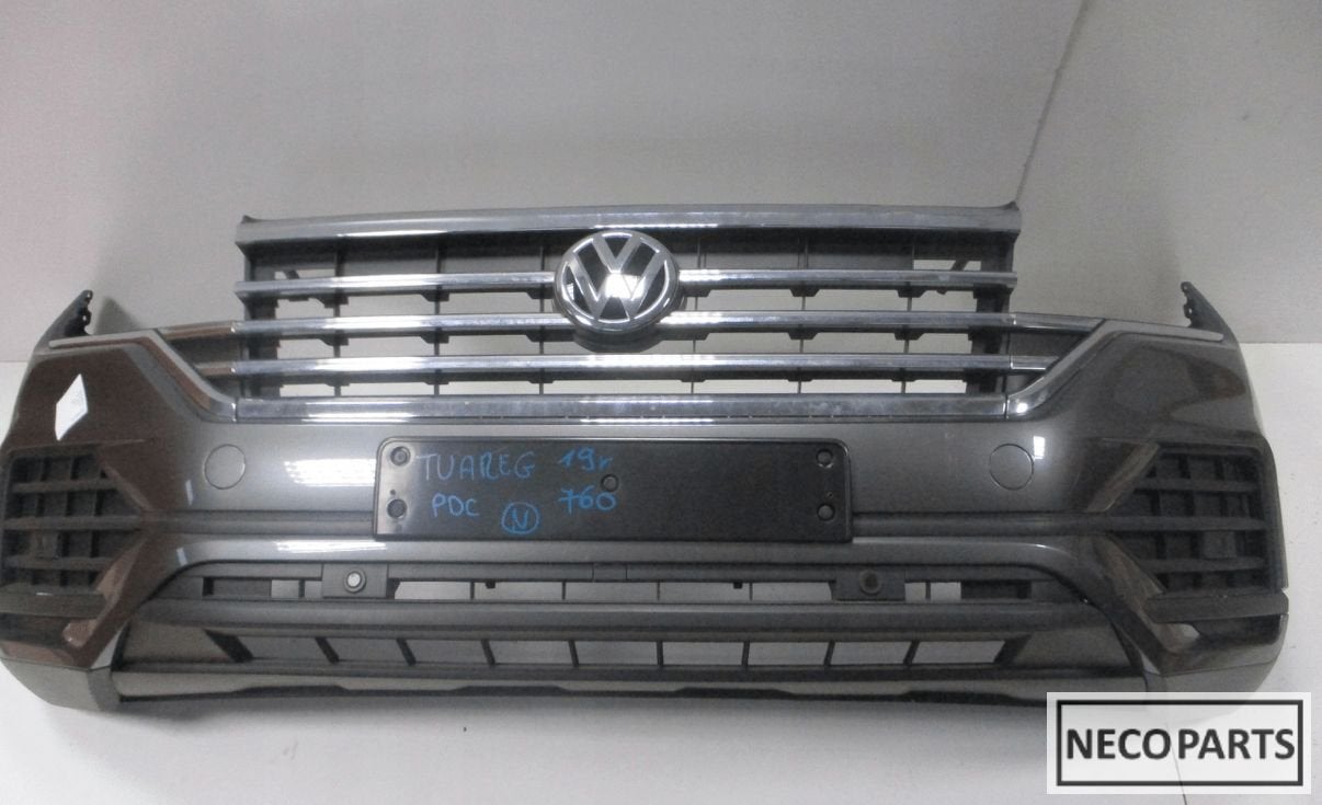 VW TOUAREG III 760 VOORBUMPER ORIGINEEL ALLES LEVERBAAR!!!, Auto-onderdelen, Gebruikt, Volkswagen, -, Ophalen of Verzenden