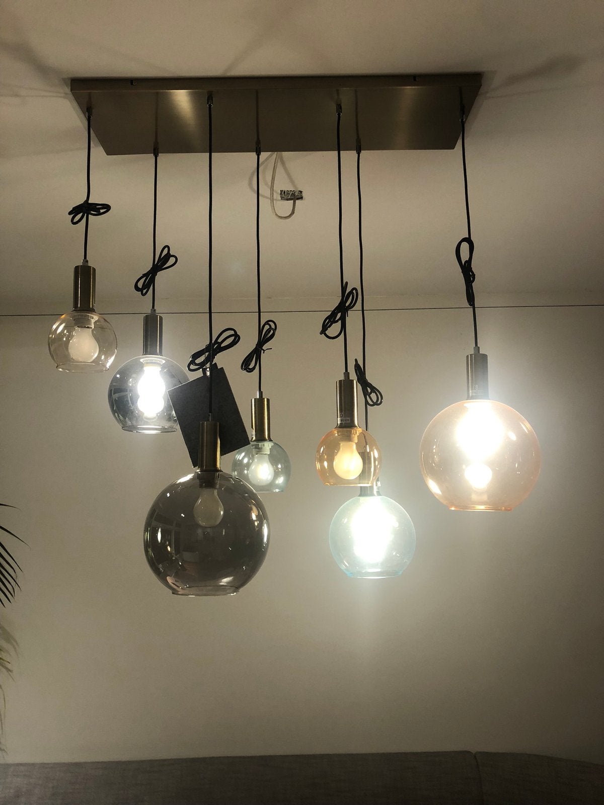Hanglamp Coco Maison 7 bollen, Ophalen, Zo goed als nieuw
