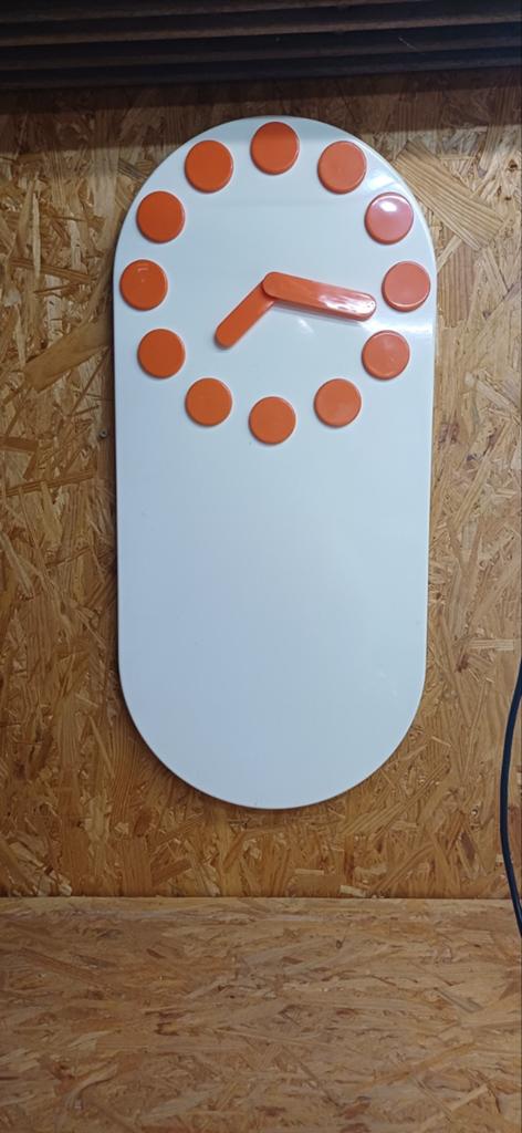 Vintage ikea bitig klok met magneten, Ophalen, Wandklok