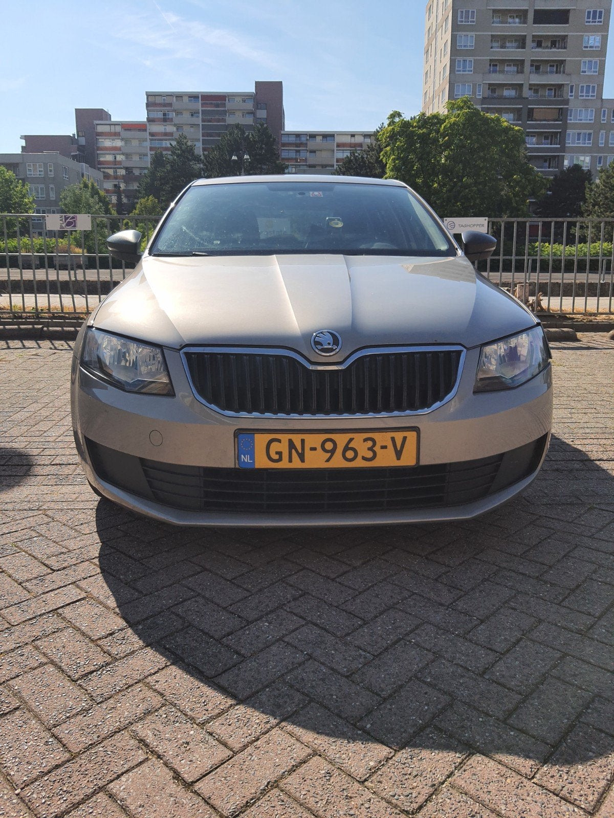 Skoda Octavia 1.2 TSI 77KW Combi 2014 Geel, Auto's, Skoda, Voorwielaandrijving, 4 cilinders, 620 kg, Geel