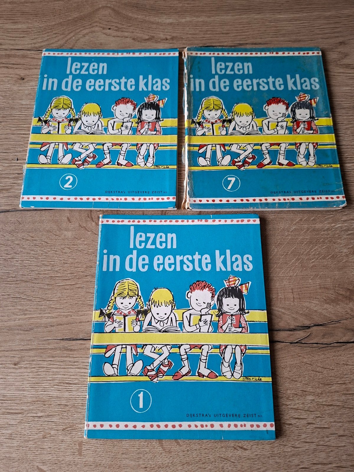Oude lees boekjes jaren 60/70 jaren Lezen in de eerste klas., Antiek en Kunst, Antiek | Boeken en Bijbels, Ophalen of Verzenden