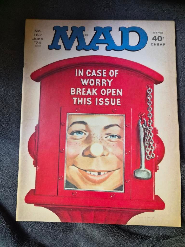 MAD Magazine No. 167 - Juni 1974, Ophalen of Verzenden, Gelezen, Overige typen