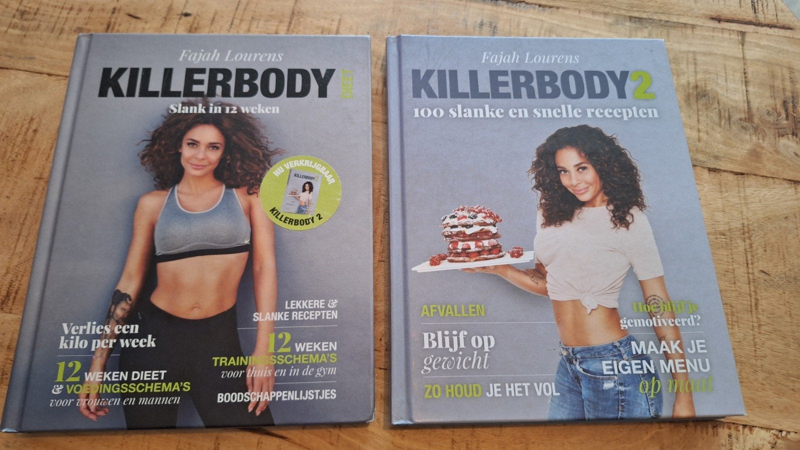 Killerbody dieet boek  1 & 2, Boeken, Hoofdgerechten, Gezond koken, Ophalen of Verzenden, Zo goed als nieuw