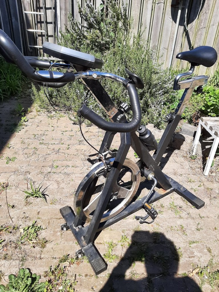 spinfiets, Sport en Fitness, Ophalen, Gebruikt, Metaal, Spinningfiets