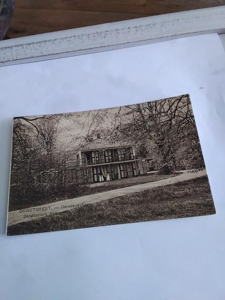 OEGSTGEEST. SANATORIUM  RHIJNGEEST. DAMESPAVILJOEN, Ophalen of Verzenden, Voor 1920, Zuid-Holland