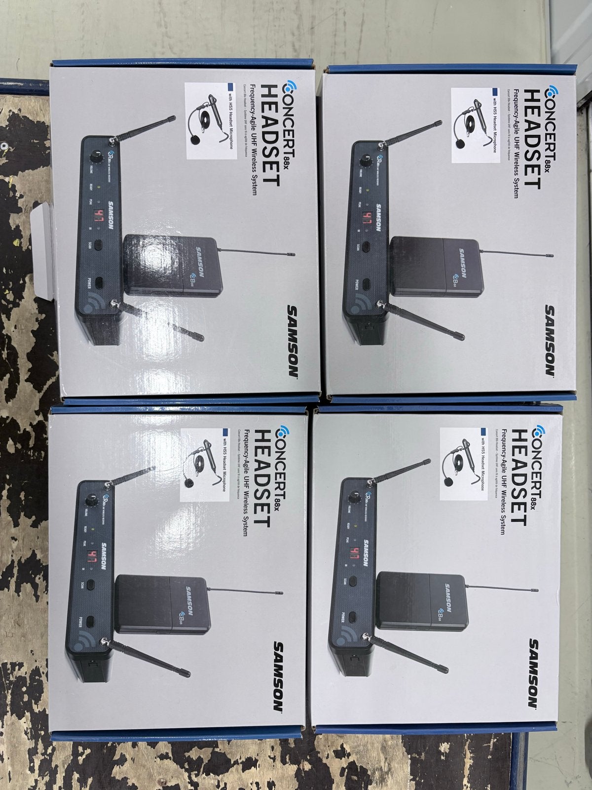 Samson Concert 88x Headset Draadloos UHF Microfoonsysteem, Muziek en Instrumenten, Ophalen of Verzenden, Zo goed als nieuw, Overige typen