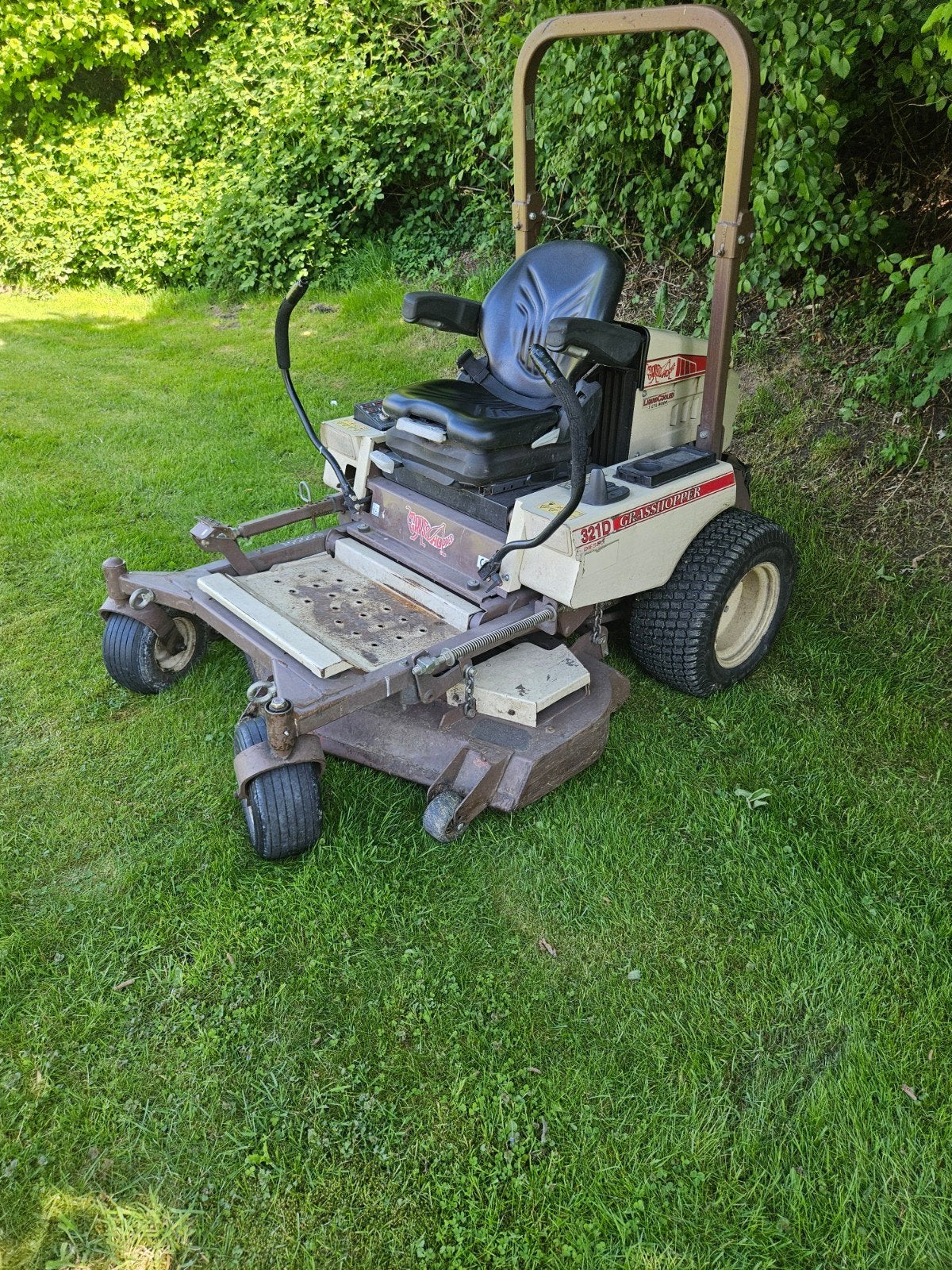 grasshopper 321d diesel Kubota zitmaaier Zero-Turn maaier, Tuin en Terras, Ophalen of Verzenden, Gebruikt, Mulchfunctie, 120 cm of meer