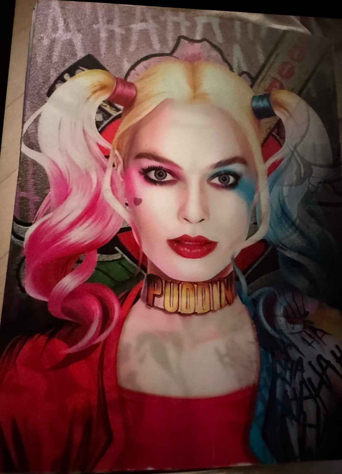 Mooie 3D Poster van Harley Quinn en The Joker Nieuw!, Ophalen of Verzenden, 3D-effect, Stripfiguren/cartoons