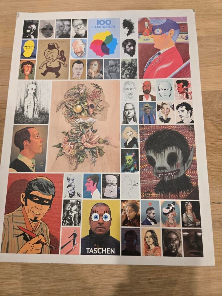 100 Illustrators - Taschen (2 boeken), Ophalen of Verzenden, Gelezen, Overige onderwerpen