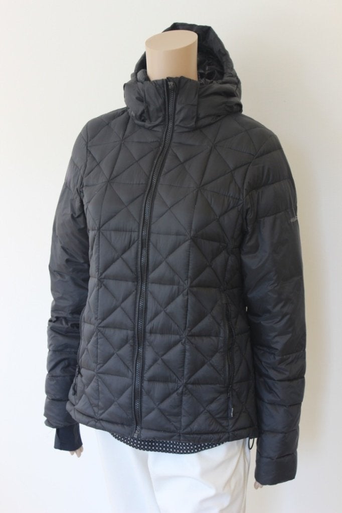 HEAD zwarte winterjas maat L, Kleding | Dames, Jassen | Winter, Zo goed als nieuw, Maat 42/44 (L), Zwart, Ophalen of Verzenden