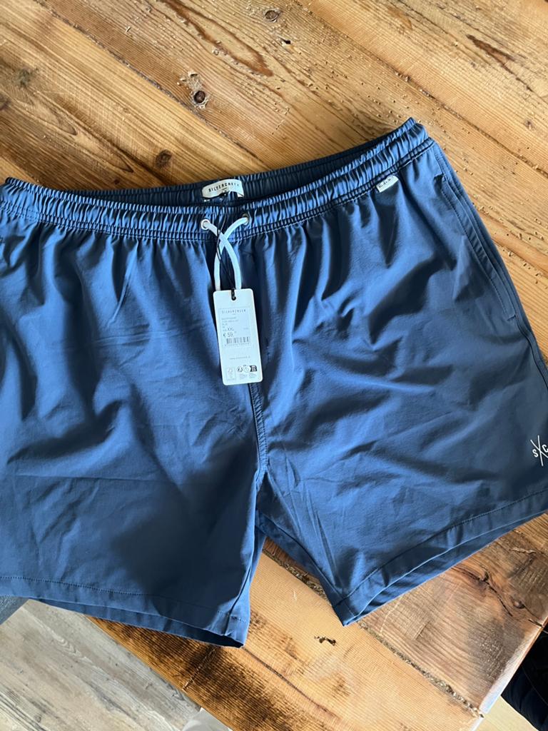 Nieuwe Silvercreek zwembroek XXL met ritszakken, Kleding | Heren, Ophalen of Verzenden, Overige maten, Blauw, Zwemshort
