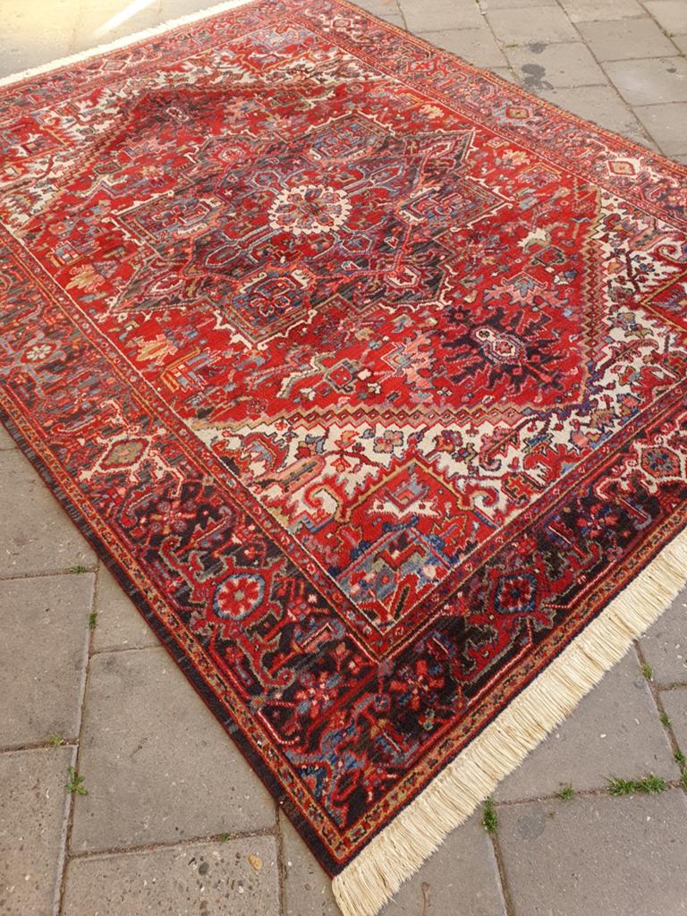 HELAAS VERKOCHT Vintage perzisch tapijt Kirijan 260x190 cm, 150 tot 200 cm, 200 cm of meer, Ophalen of Verzenden, Zo goed als nieuw