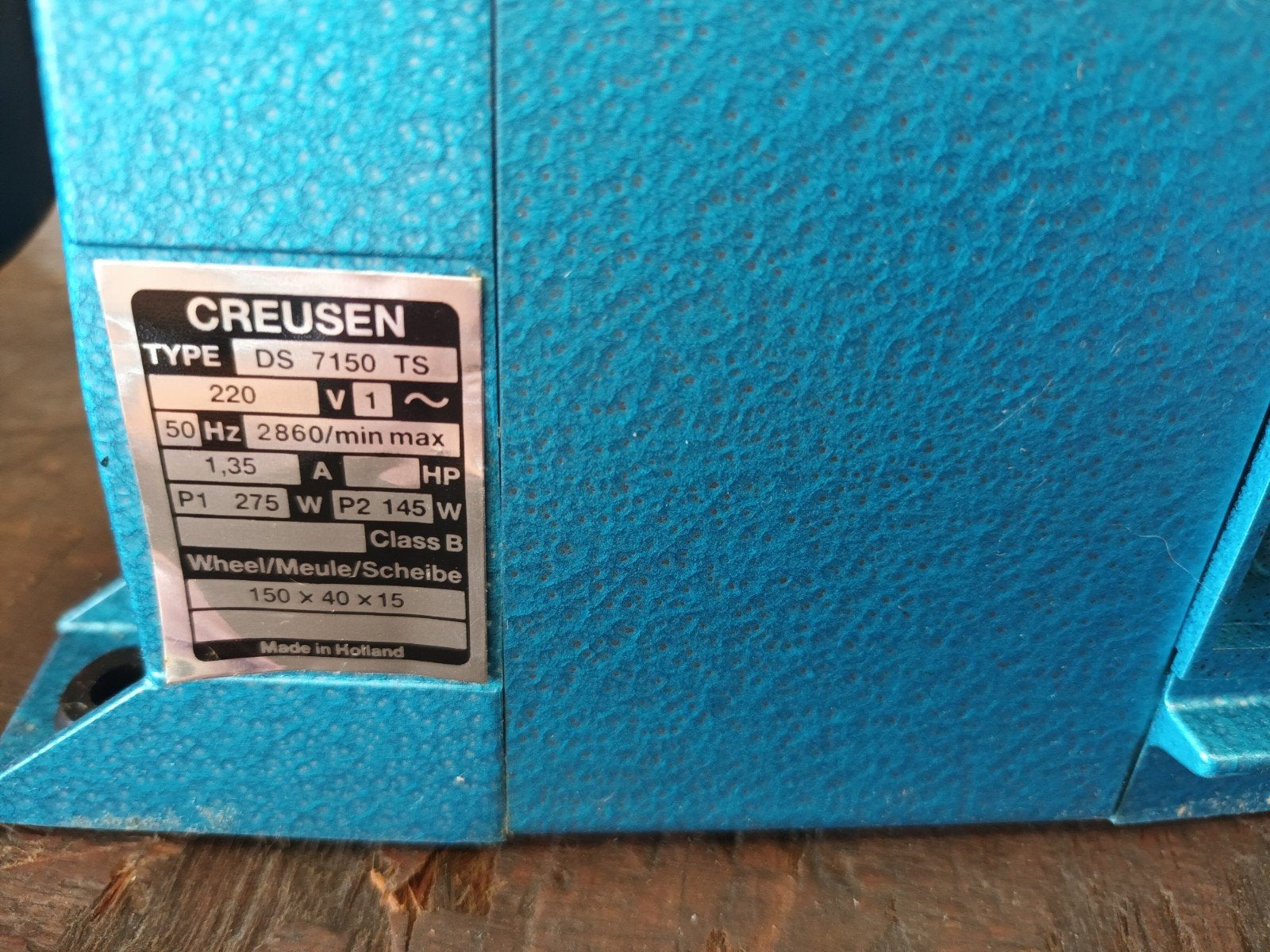 Creusen DS 7150 TS Werkbankslijpmachine - Zo goed als nieuw, Ophalen of Verzenden, Zo goed als nieuw, Minder dan 700 watt, Werkbankslijpmachine