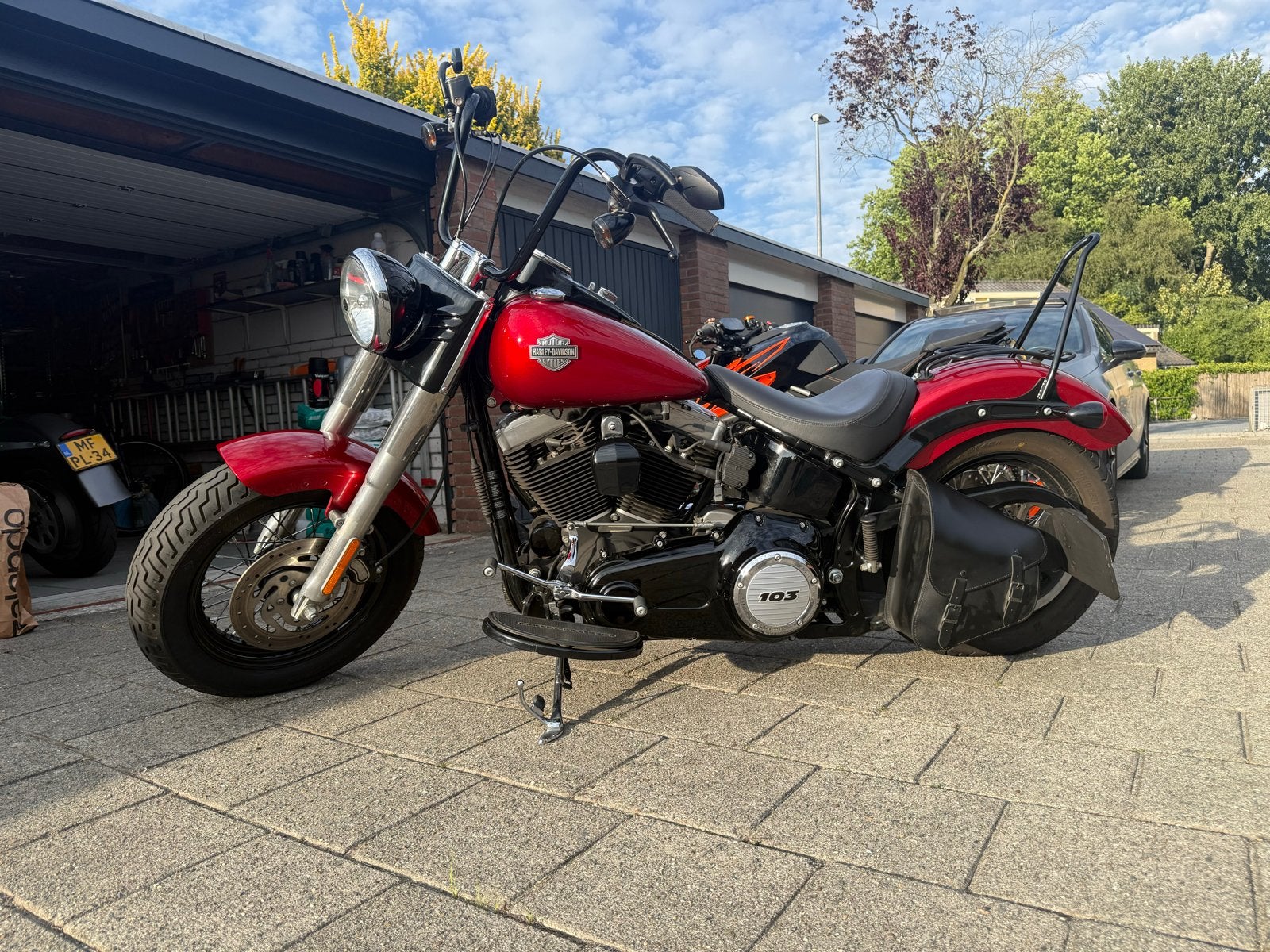 Harley-Davidson Softail Slim 103, Motoren, Motoren | Harley-Davidson, 2 cilinders, Sportuitlaat, Gebruikt, Particulier