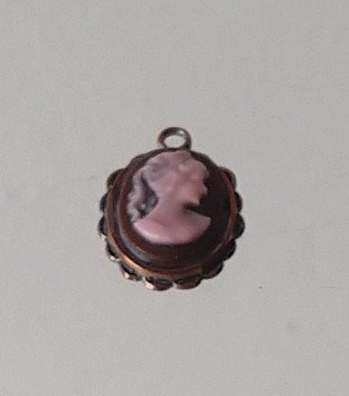 vintage Camee portret hanger, volgnr 4, Ophalen of Verzenden, Overige materialen, Hanger