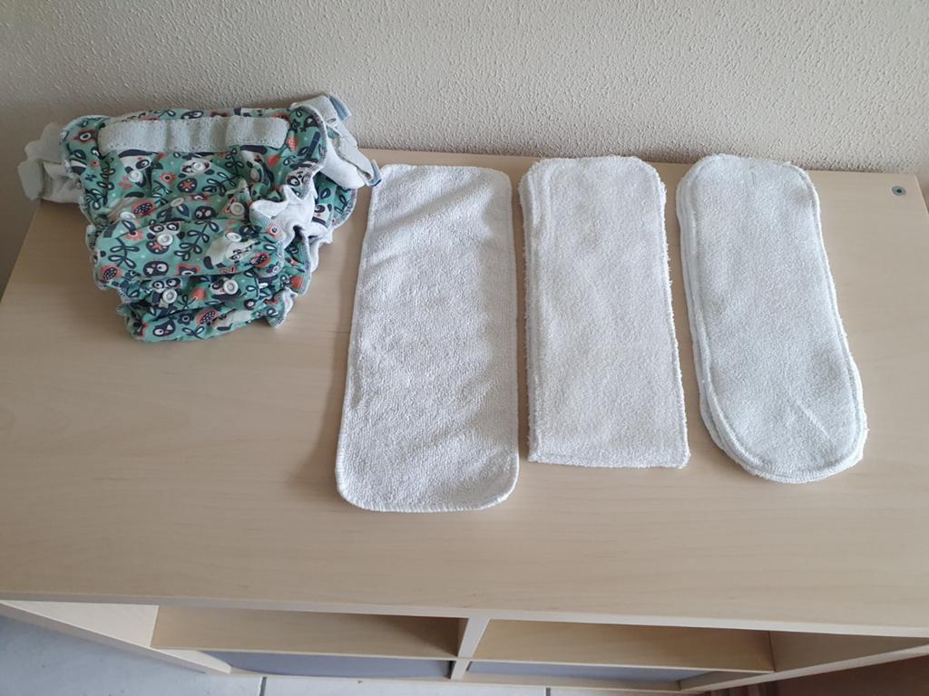 Wasbare Petit Lulu luiers + inleggers, Ophalen of Verzenden