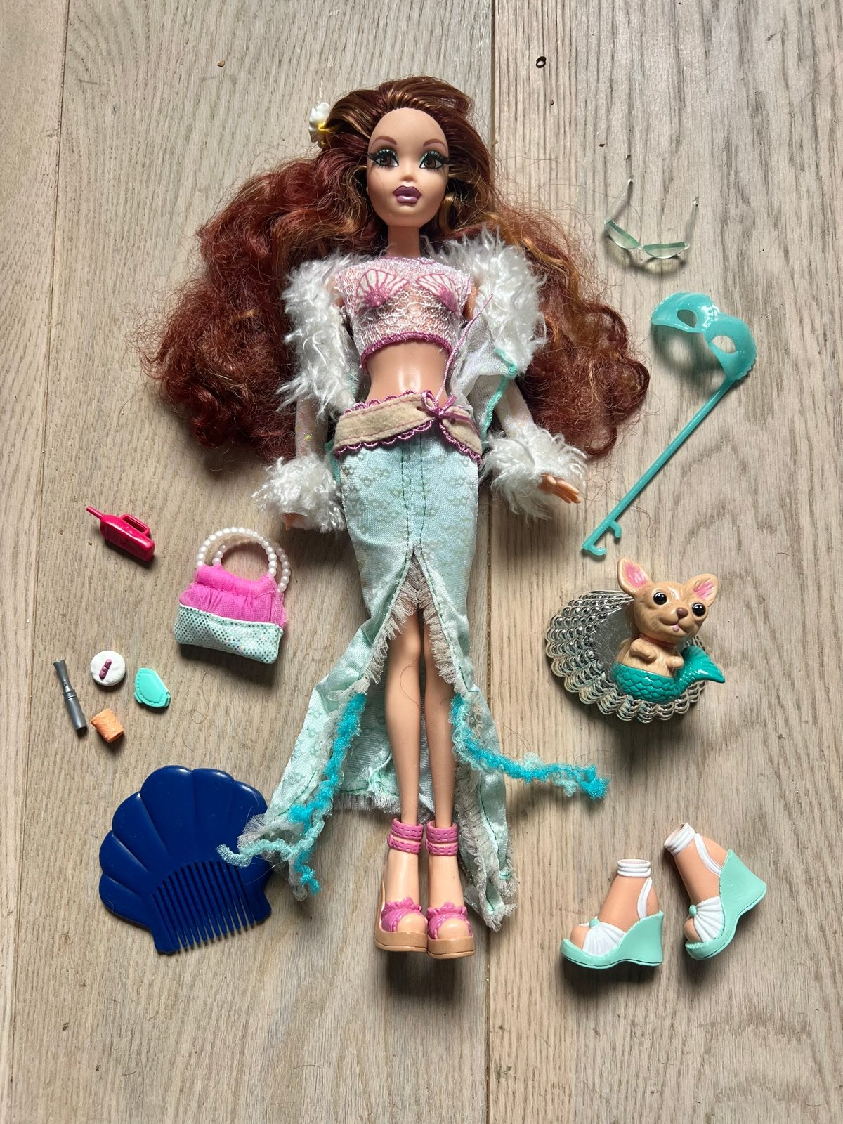 My Scene Masquerade Madness Chelsea Barbie - collector, Ophalen, Zo goed als nieuw, Barbie