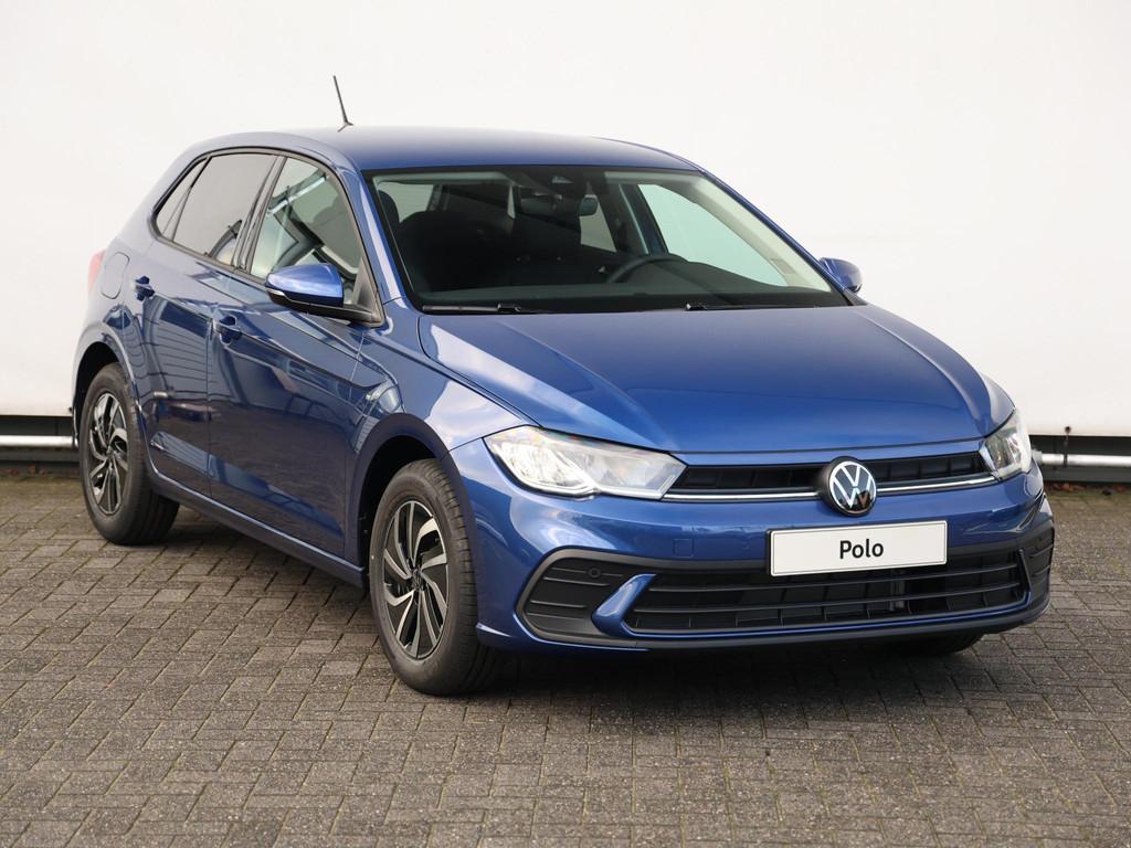 Volkswagen Polo Life Edition 1.0 TSI 95 PK | Camera | Keyles, Voorwielaandrijving, Stof, 95 pk, Blauw
