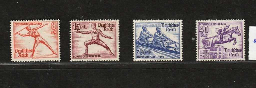 Duitse Rijk 1936 612, 614/6  postfris., Postzegels en Munten, Ophalen of Verzenden, Overige periodes, Postfris