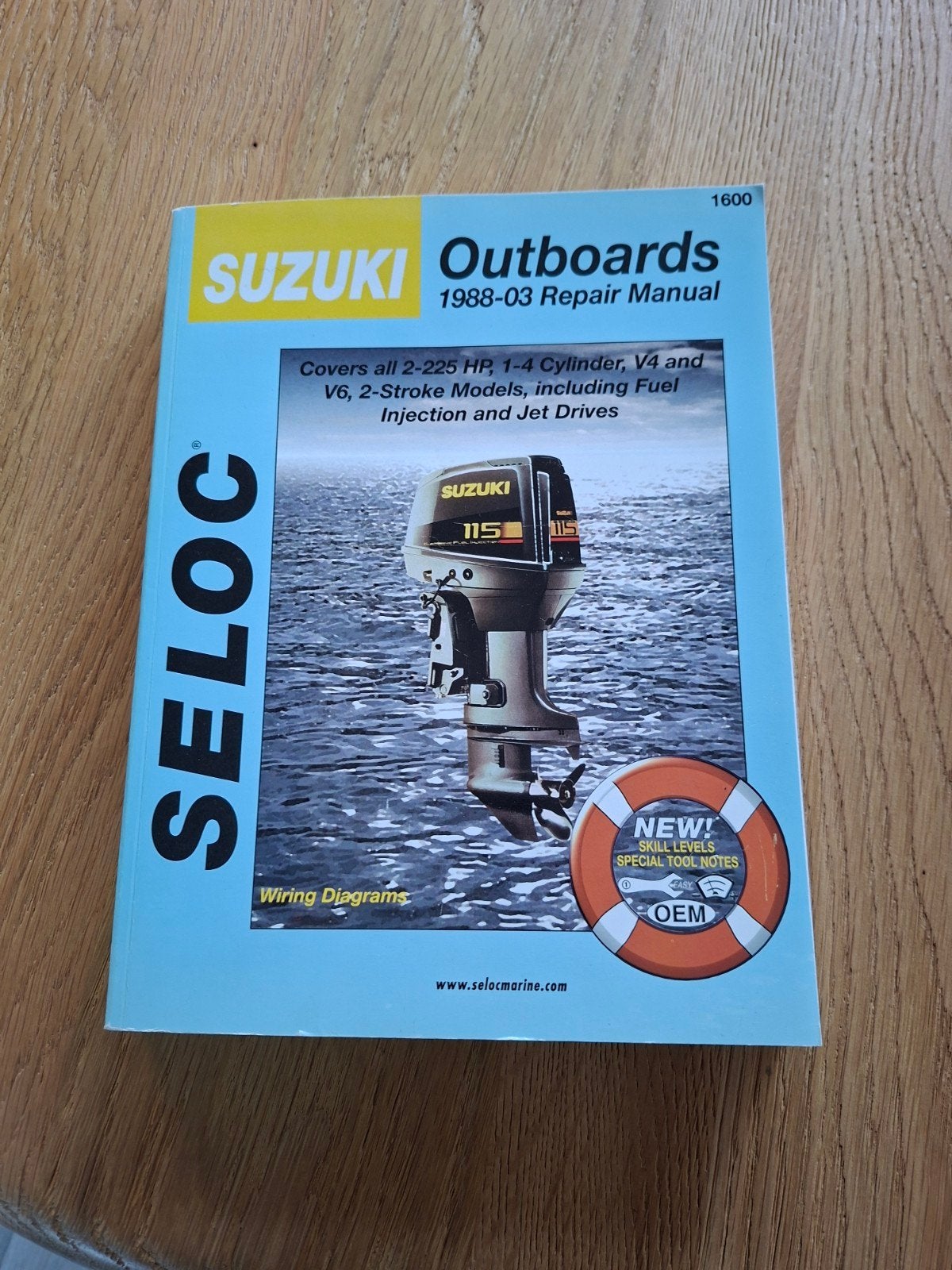 Suzuki Outboards 1988-03 Reparatiehandleiding Seloc, Watersport en Boten, Ophalen of Verzenden, Zo goed als nieuw