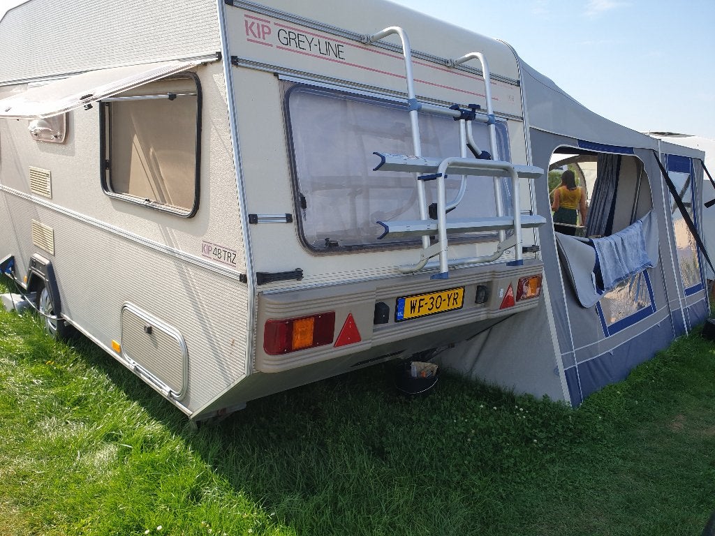 voortent caravan, Ophalen, Gebruikt, PVC, Dorema