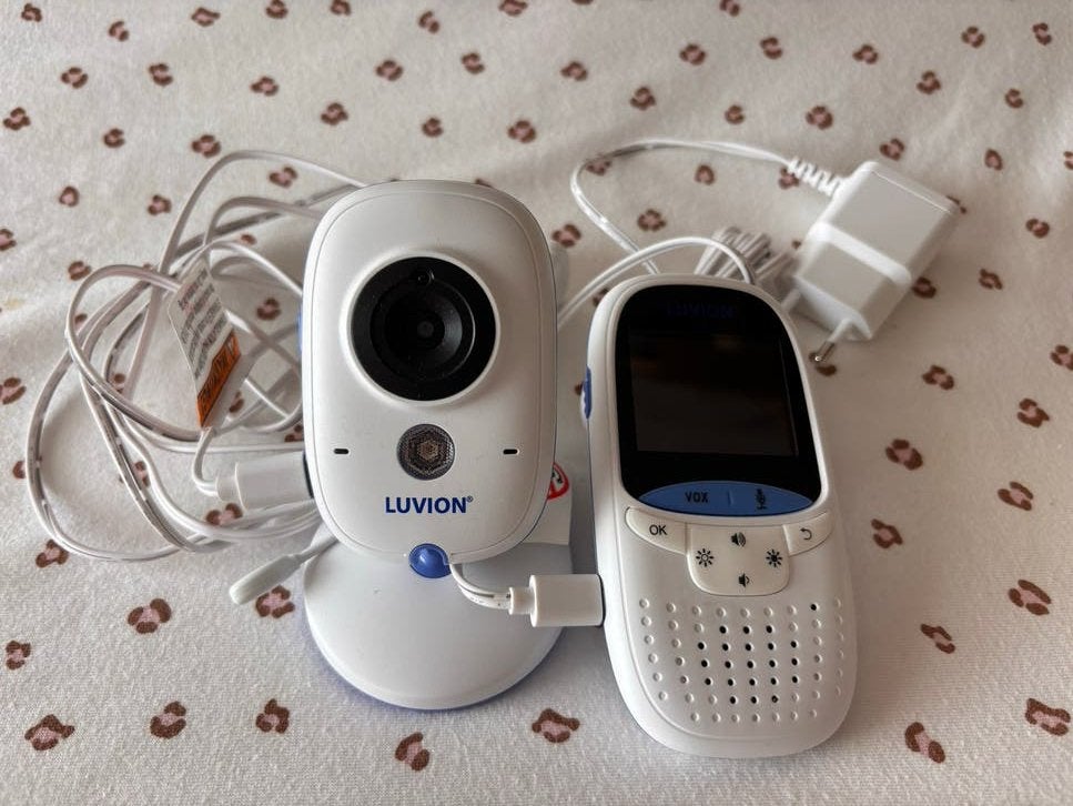 Luvion babyfoon met camera en terugspreekfunctie, Kinderen en Baby's, Babyfoons, Ophalen of Verzenden, Zo goed als nieuw, 250 meter of meer