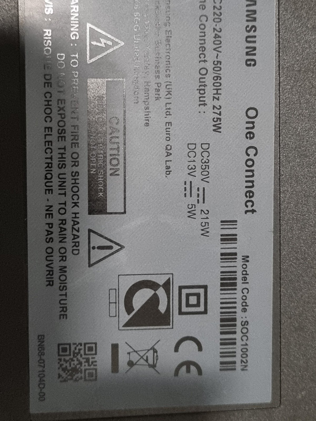 Samsung One Connect Box SOC1002N voor TV, Audio, Tv en Foto, Televisie-accessoires, Ophalen of Verzenden