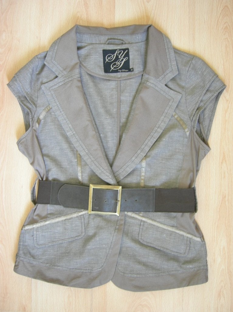 Jasje/giletje van Dept, ongevoerd., Kleding | Dames, Maat 38/40 (M), Bruin, Ophalen of Verzenden, Zo goed als nieuw