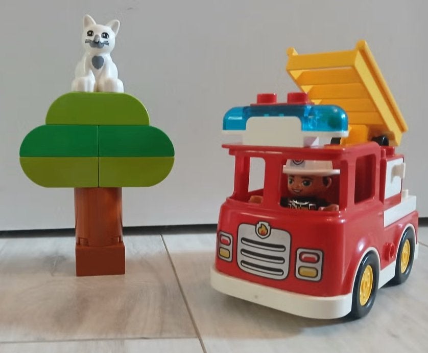 DUPLO Brandweertruck - 10901 - LEGO, Ophalen of Verzenden, Zo goed als nieuw, Duplo