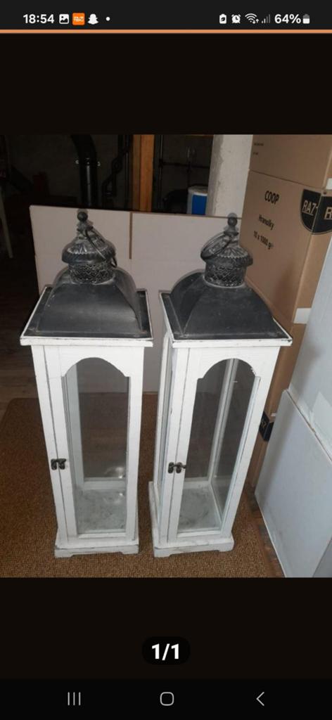 2 lantaarns, Ophalen