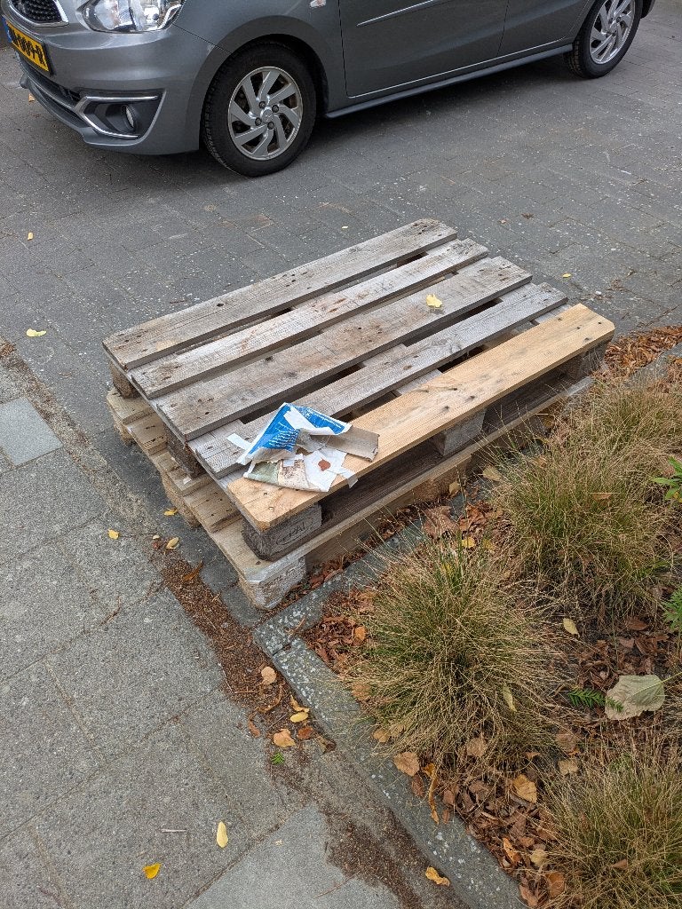 Pallets, Ophalen, Gebruikt, 50 mm of meer, Pallet