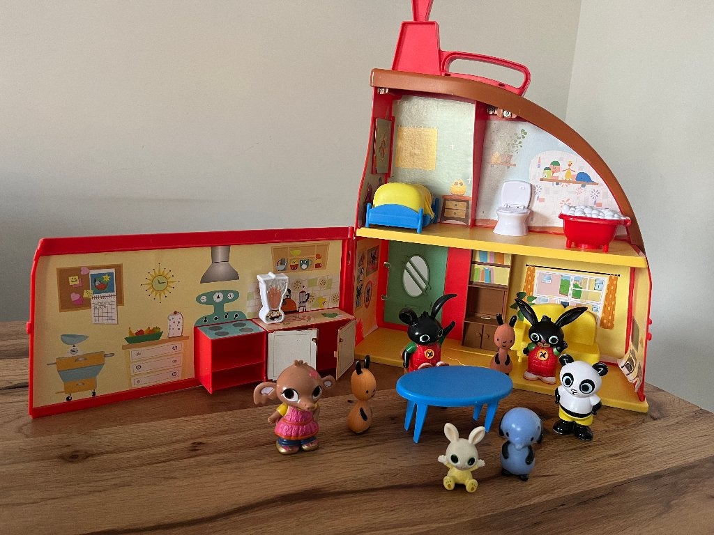 Bing huis speelset met extra vrienden set, Ophalen, Zo goed als nieuw, Poppenhuis