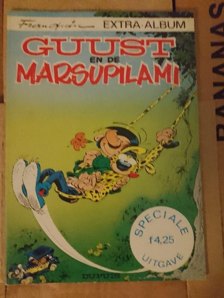 Guust en de Marsupilami., Eén stripboek, Ophalen of Verzenden, Gelezen