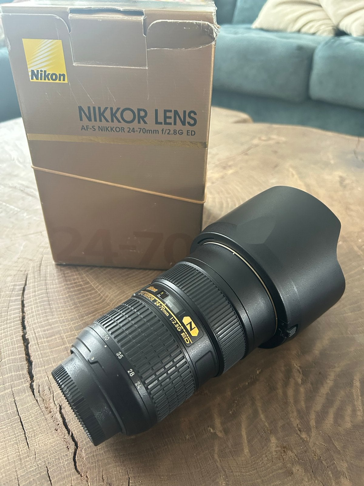 Nikon 24-70mm f/2.8 objectief - Professionele zoomlens, Ophalen, Autofocus, Nikon, Zo goed als nieuw