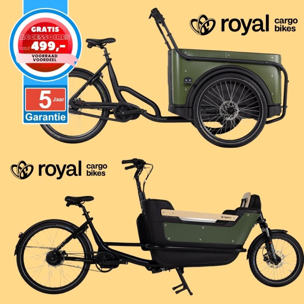 Royal Cargo Bike elektrische bakfiets Nederlandse bakfietsen, Fietsen en Brommers, Fietsen | Bakfietsen, Overige merken, 4 kinderen of meer