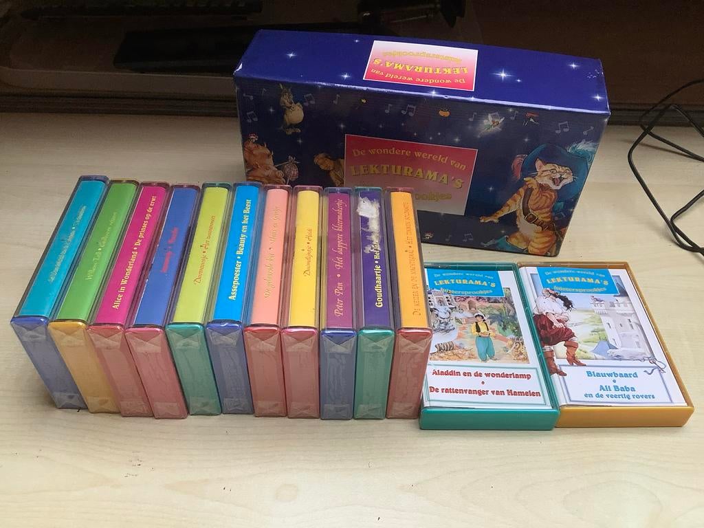 Cassettebandjes Lekturama Luistersprookjes in verpakking, 2 t/m 25 bandjes, Kinderen en Jeugd, Ophalen of Verzenden, Zo goed als nieuw