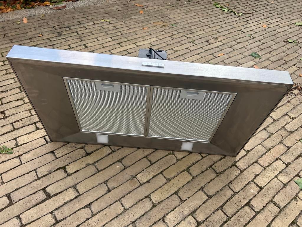 AEG Afzuigkap - RVS, Gebruikt, Wandschouwkap, Ophalen of Verzenden, Vrijstaand