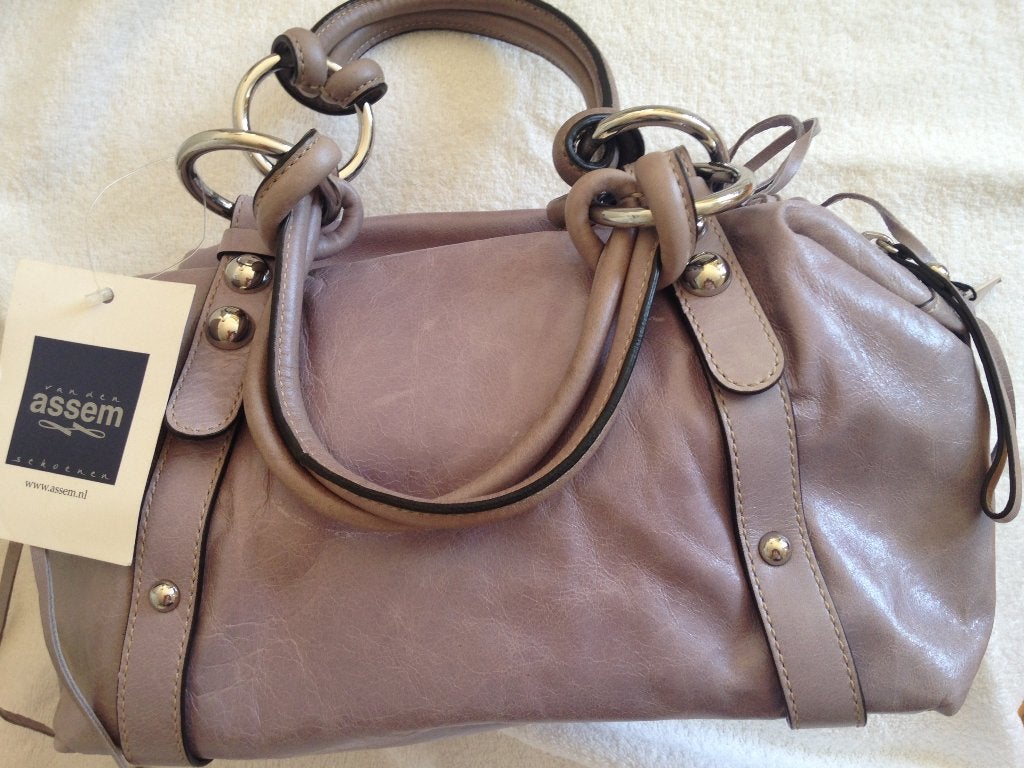 Coccinelle leren tas, lila (NEW/NNG), Verzenden, Nieuw, Paars, Schoudertasje
