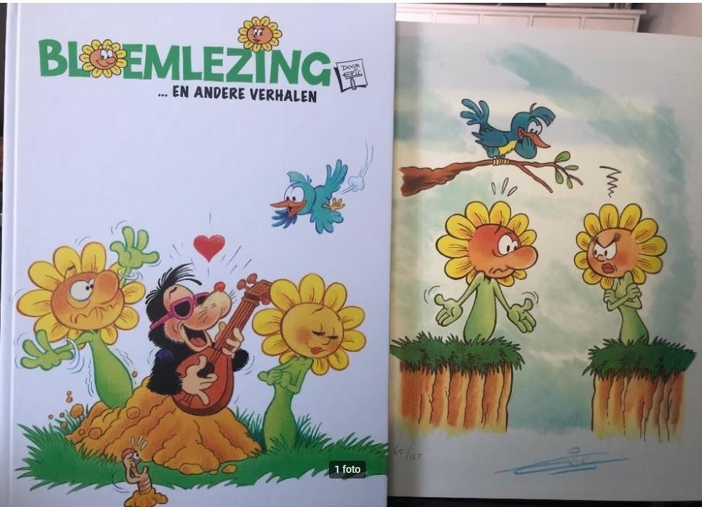 Bloemlezing … en andere verhalen eric gesigneerd hardcover, Eén stripboek, Ophalen of Verzenden, Zo goed als nieuw