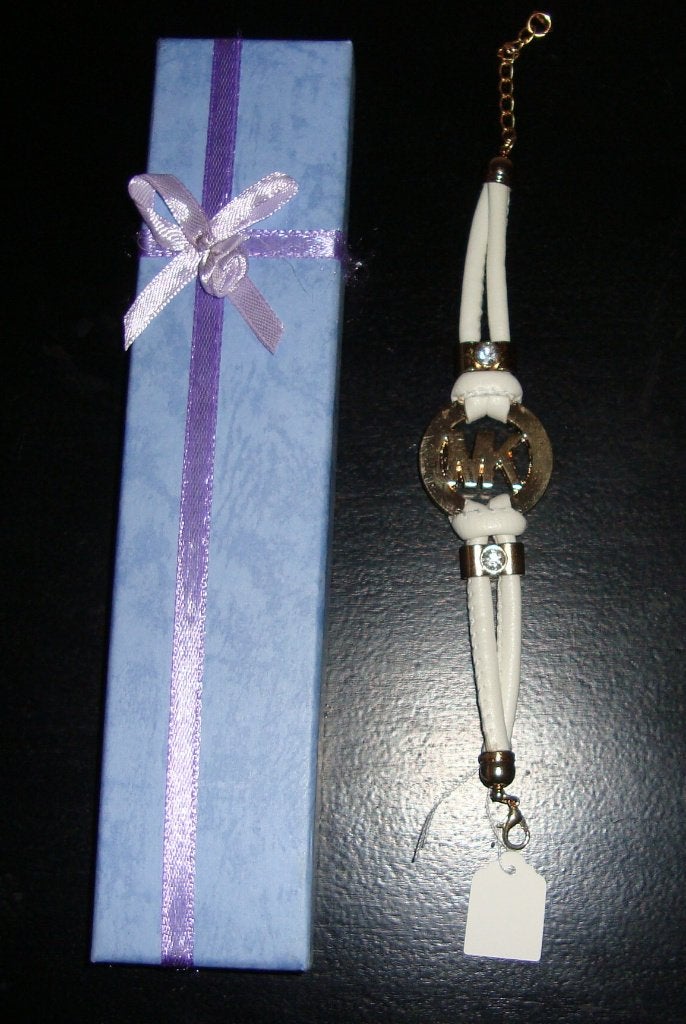 Hele mooie nieuwe witte MK armband, Verzenden, Nieuw, Zilver, Overige materialen