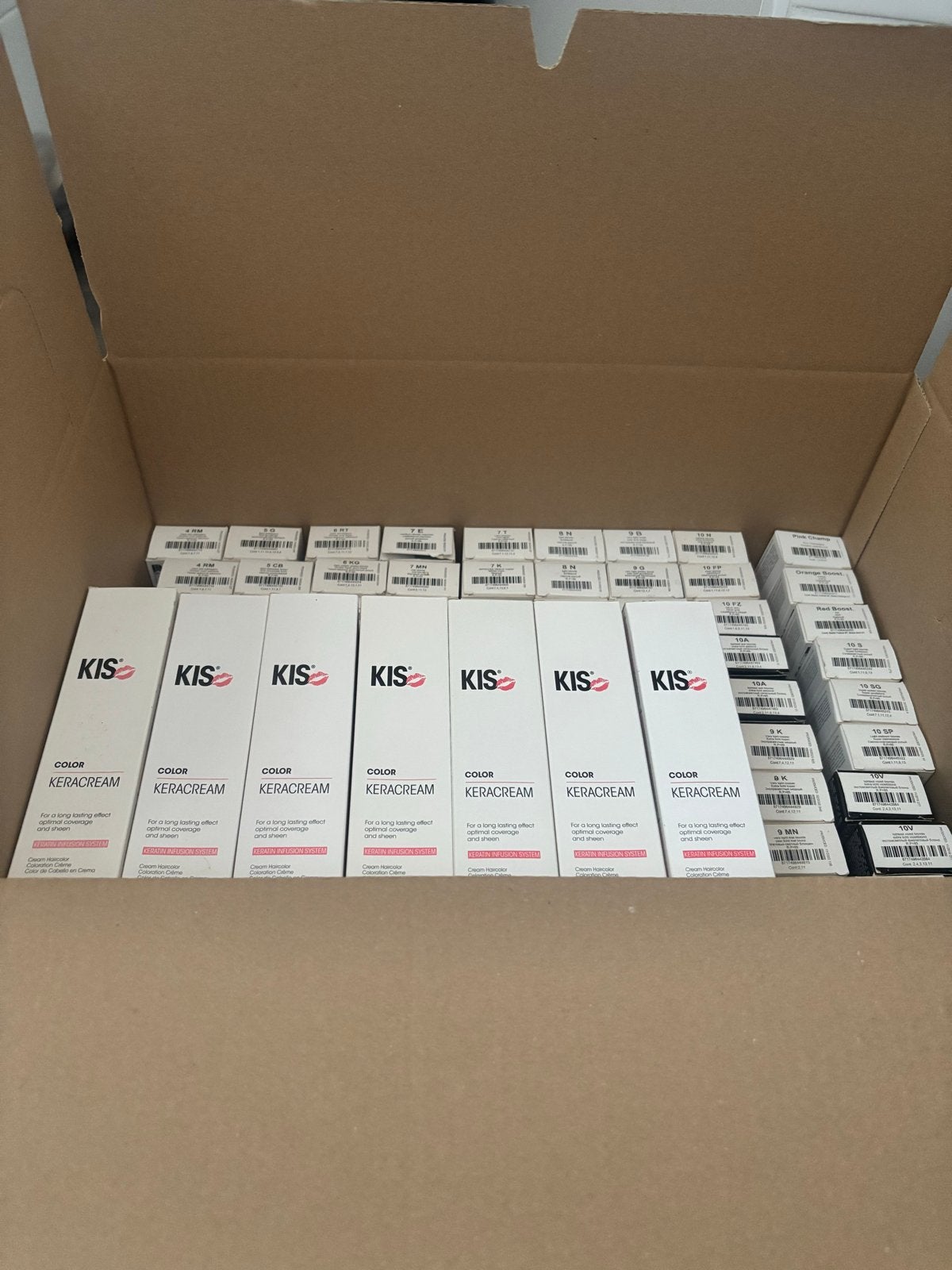 Grote partij KIS haarproducten: verf, verzorging, styling, Ophalen, Nieuw, Haarverzorger of -hersteller