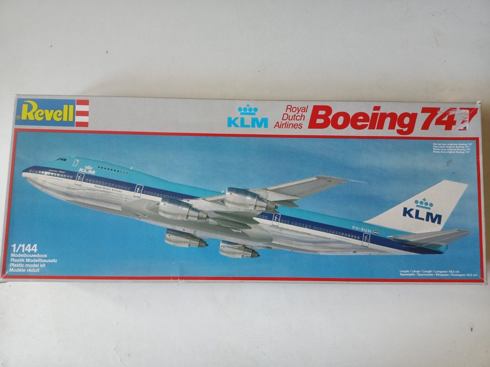 Revell 1/144 KLM Boeing 747, Hobby en Vrije tijd, Ophalen of Verzenden