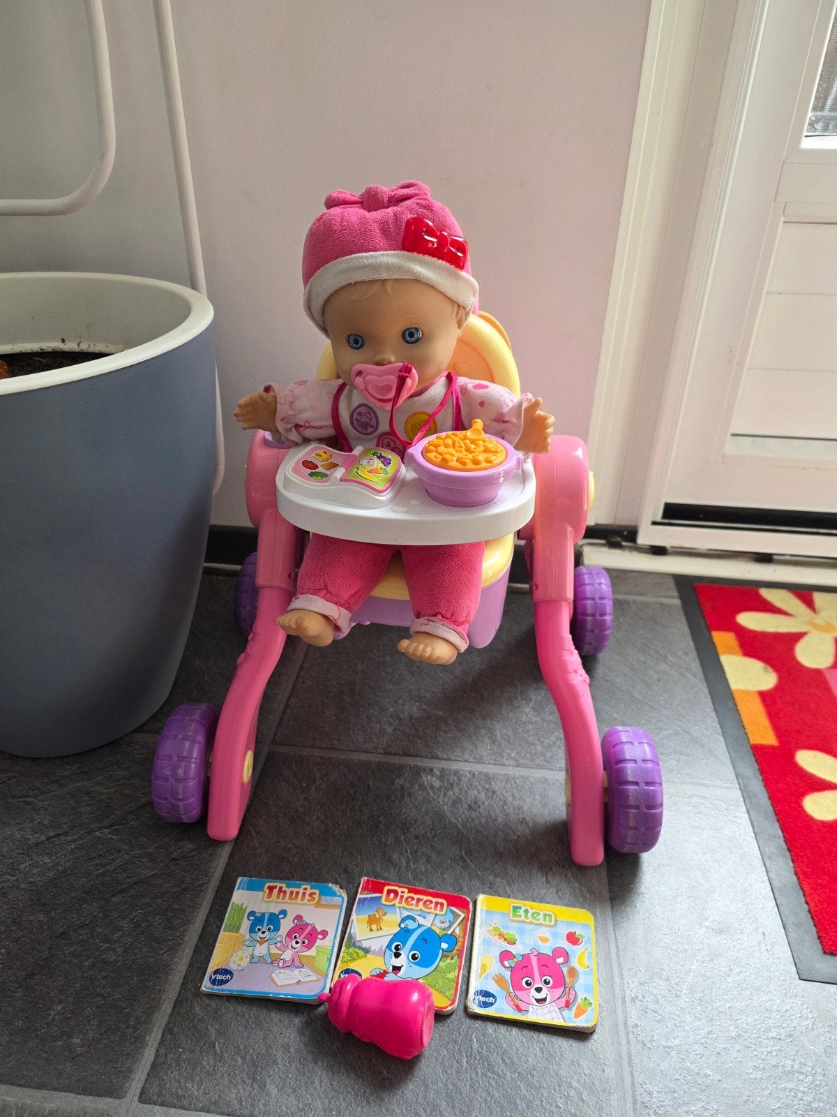 VTech Little Love Praat met mij Baby  3-in-1 wagen compleet, Kinderen en Baby's, Ophalen of Verzenden, Gebruikt