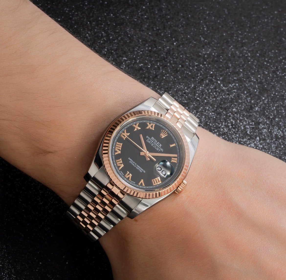 Rolex Datejust 41, Sieraden, Tassen en Uiterlijk, Ophalen of Verzenden, Zo goed als nieuw, Goud, Rolex