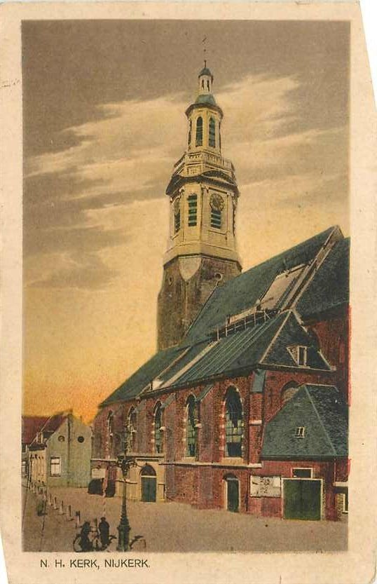 377-676-003 Nijkerk NH Kerk, Ophalen of Verzenden, Voor 1920, Gelderland