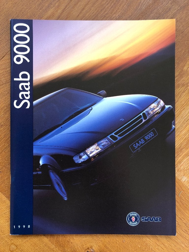 Saab 9000 folder 1998, Verzenden, Nieuw, Overige merken, Saab