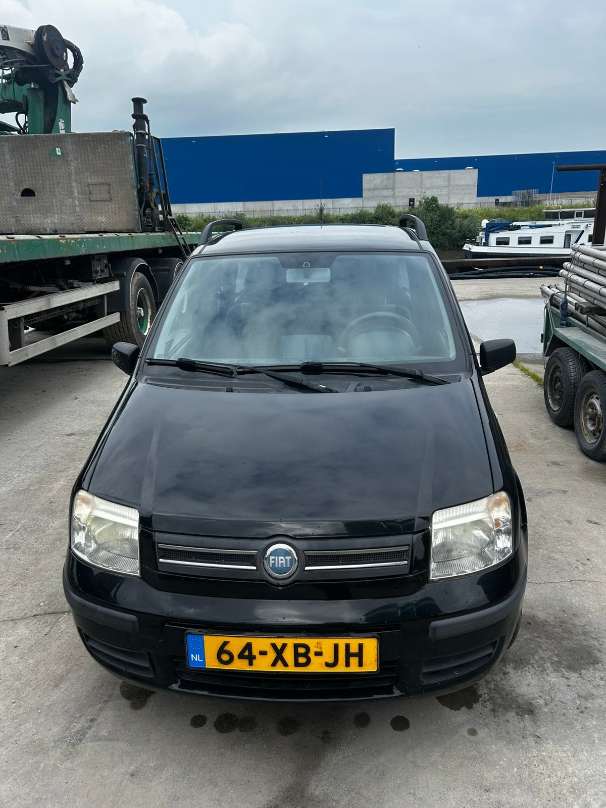 Fiat panda 1.2 uit 2007, Ophalen of Verzenden, Zwart, Benzine