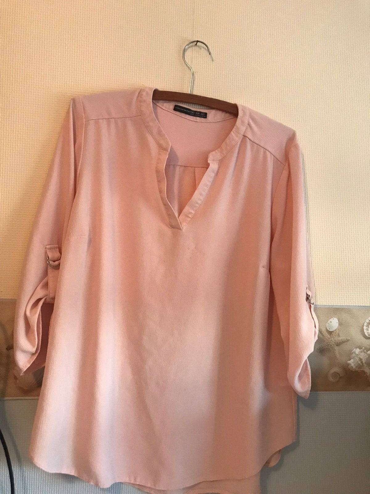 Blouse maat 42/44 roze, Ophalen, Zo goed als nieuw, Maat 42/44 (L), Roze