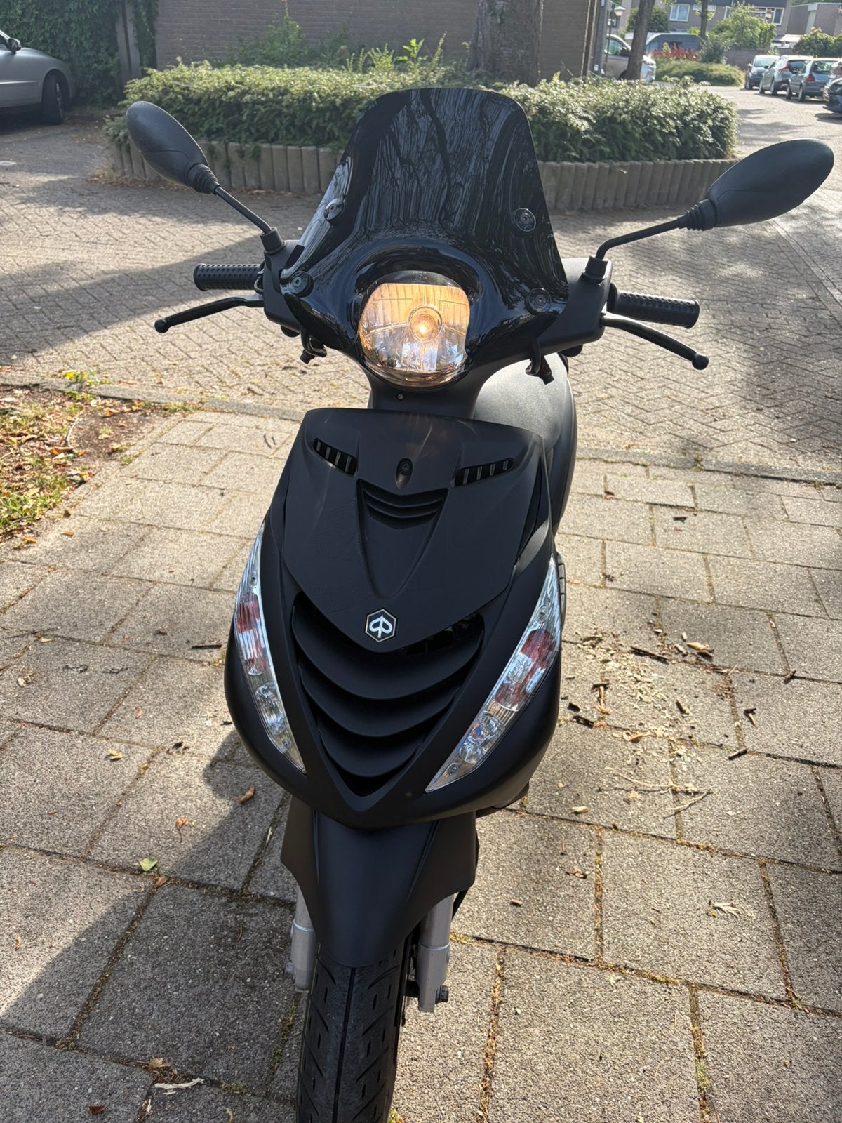 Piaggio zip mat zwart, Ophalen of Verzenden, Zo goed als nieuw, Benzine, Zip